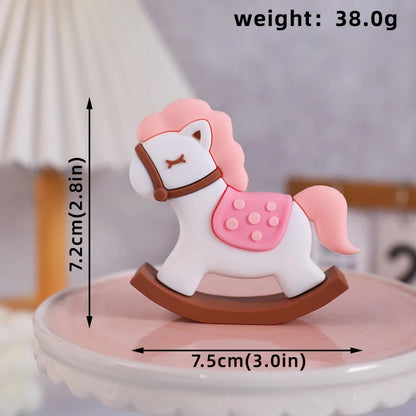 Pink Bear Dolls Cake Topper Girl Birthday Party Cake Decor Kids Birthday Cake Bakings Baby Shower Gifts Wedding Cake Decoratings