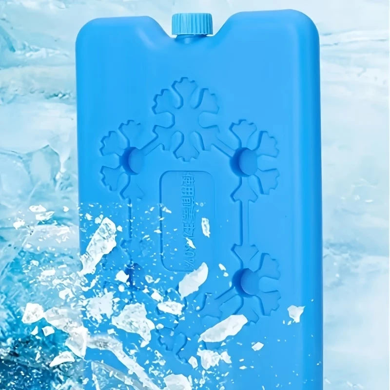 1-40Pcs Reusable Ice Pack Freezer Ice Cooler Bag Long-lasting Cooling Water Fill Box for Fresh Food Storage Refrigeration