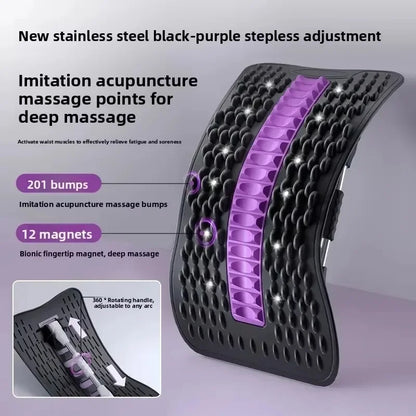 Best-seller 12Magnets Lumbar Vertebrae Relaxer Humpback Correction Shaping Back Stretcher Back Pain Relief Stretching Massager