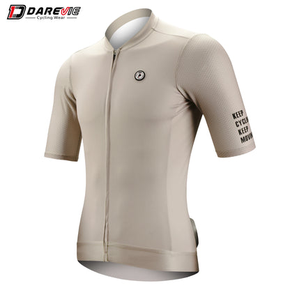 DAREVIE Cycling Jersey SPF 50 Anti-UV Training Level Slim Fit Small Size Men Women Man Cycling Maillot Bike Jersey Cycling Shirt