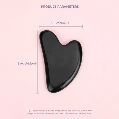 Guasha Massage Natural Stone Jade Scraper Facial Gua Sha SPA  Neck Massager for Face Lifting Wrinkle Remover Beauty Healty Tool