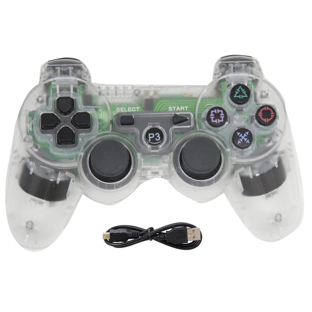 Gamepads For Playstation 3 PS3 Consoles PC/Android TVs /Game Boxes 360°Joysticks Precise Targeting No Deadzone Game Controller
