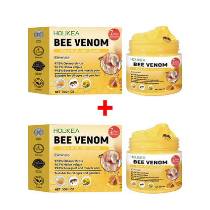 Houkea Bee Venom Joint Bone Care Cream Repair Muscle Hurt Relief Rheumatoid Pain Arthritis Treatment Body Knee Soothing Creams