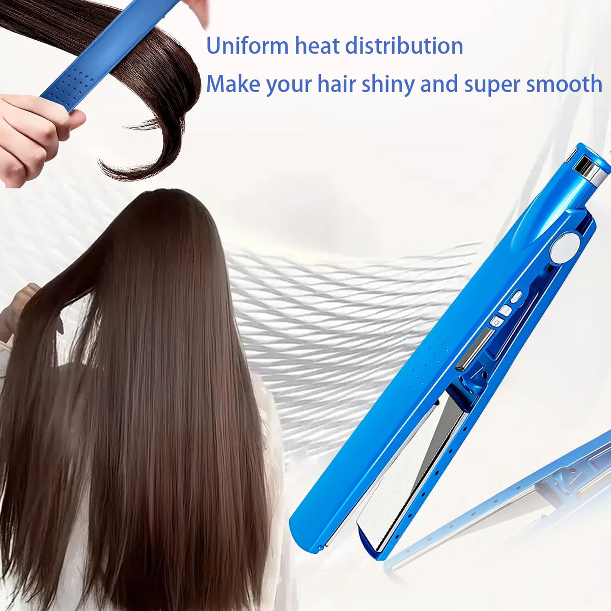 Hair Straightener, Professional Straightening and Curling in One Device, Fast Heating Hair Styling Tool