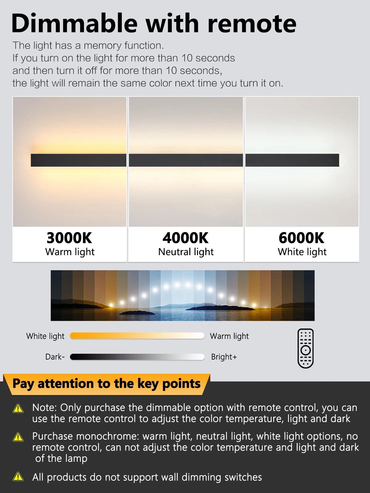 Waterproof Wall Light Outdoor Garden Wall lamps LED Lights Modern Nordic  Living Room TV Background IP65 110/220v Wall washer