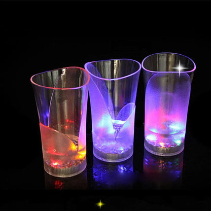 Flash Light Up Cups Sensor Shorts Glasses Fun Cup LED Drinking Blinking Barware for Bar Night Club Birthday Christmas Party