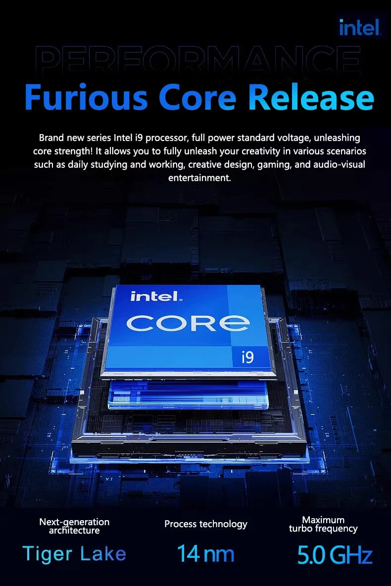 2026 HOT 15.6" Laptop 32GB 2TB Windows 11 Intel Core I9-9900 Gaming Computer PC 1920*1080 HD Gamer Office Ultra Slim Notebook