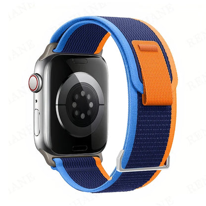Nylon Trail Loop Strap for Apple Watch Bands 49mm 45 44 42 46 41 40 38mm Bracelet for iWatch Series 11 10 9 8 7 6 5 SE Ultra 3 2