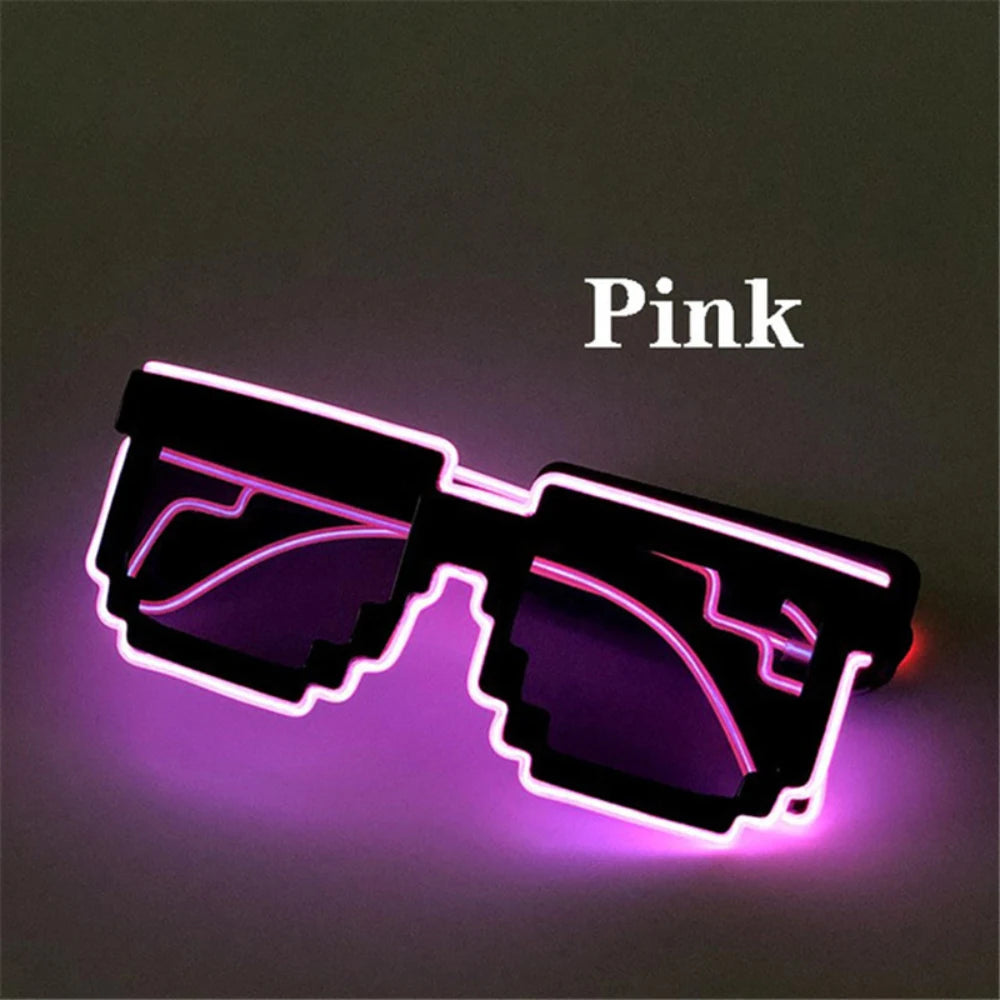Wireless Light Up Glasses,LED Luminous Glasses Glow in the Dark Party Supplies Gift for Party, Dance, DJ, Halloween, Christmas