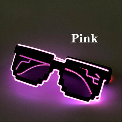 Wireless Light Up Glasses,LED Luminous Glasses Glow in the Dark Party Supplies Gift for Party, Dance, DJ, Halloween, Christmas