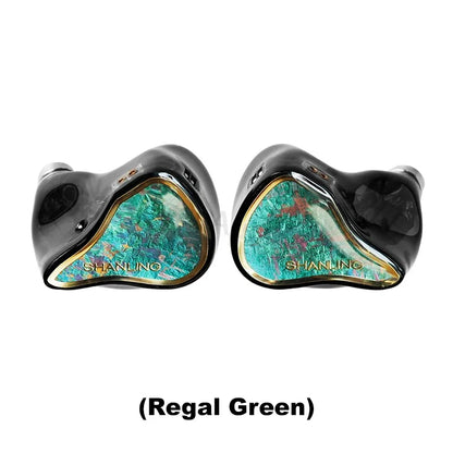 SHANLING Regal Headphones High-End HIFI In-Ear Earphones Eight-Driver Triple Hybrid Driver IEM Hi-Res Audio Wired Music Headset