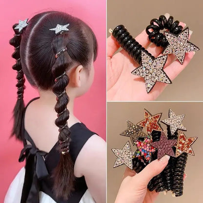 rope adult telephone cable ring Rabbit Cute Hair Ring Large Frosted Adult Hair Tie  head ring Children's telephone hephone Cable