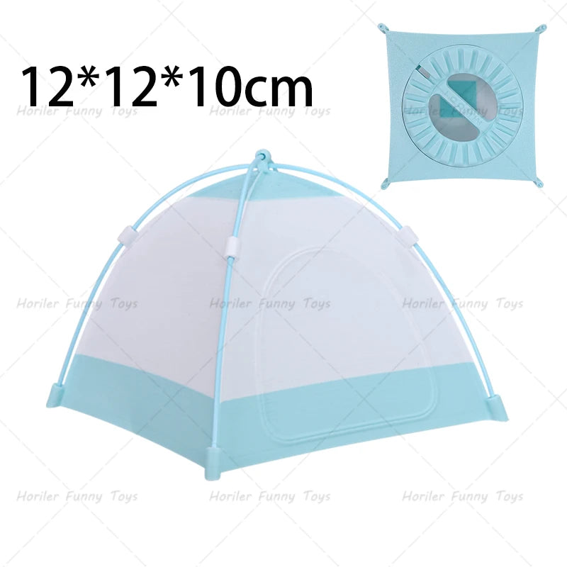 Camping Simulation Small Tent Model Removable Toy Decoration Camping Tent Lampshade Creative Scene Props Display Decoration