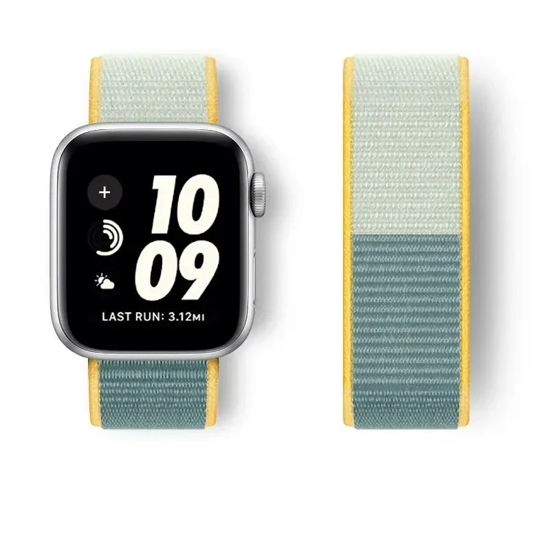 Nylon loop For Apple Watch Band Ultra-2 49mm 44mm 40mm 45mm 41mm Sport pride Bracelet iwatch Strap Series 9 8 se 7 6 5 4 3