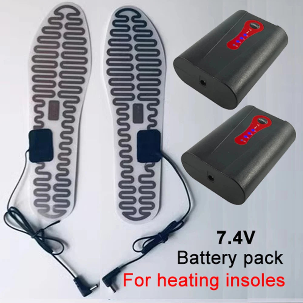 Smart batteries 7.4V 3400mAh 18650 for Heated Clothing, Heated Vest,Gloves,Electric Heating Belt heated insole shoes