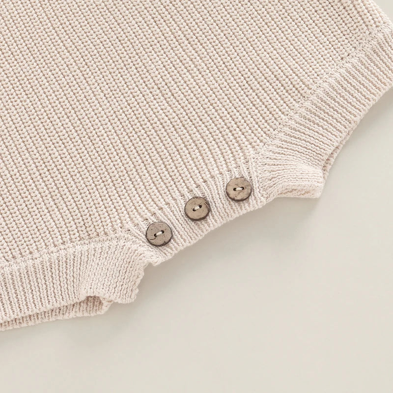 0-2Y Knitting Newborn Baby Girl Boy Spring Autumn Clothes Cute Long Sleeve Sweater Romper Jumpsuit Casual New born Outfits
