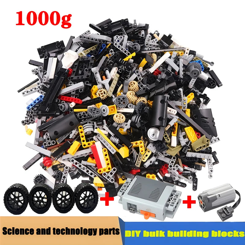 Basic Parts and High-Tech Mixed Packaging Pieces Building Blocks Bulk Model DIY Creative Bricks Assembly Kids Educational Toys