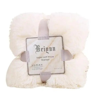 80x120cm Soft Fluffy Shaggy Warm Bed Sofa Bedspread Bedding Sheet Throw Blanket Travel Patchwork Bedspread