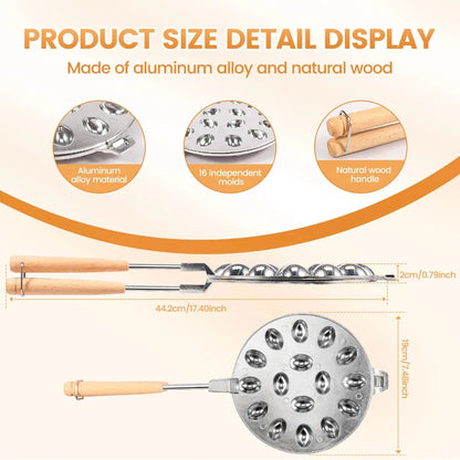 Walnut Cookie Mold Nonstick Cookie Candy Maker Molds Multifunctional Pastry Nut Cookies Maker Household Pastry Baking Tool