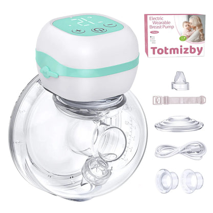 Electric Breast Pumps, 12 Levels & 3 Modes Wearable Breastpump Hands Free BPA Free LCD Display, Painless Wireless Breastfeeding