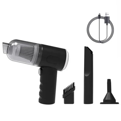 Wireless Handheld Mini Car Vacuum Cleaner USB Charging Battery Wet & Dry Dual Use Portable Cleaner For Car Household