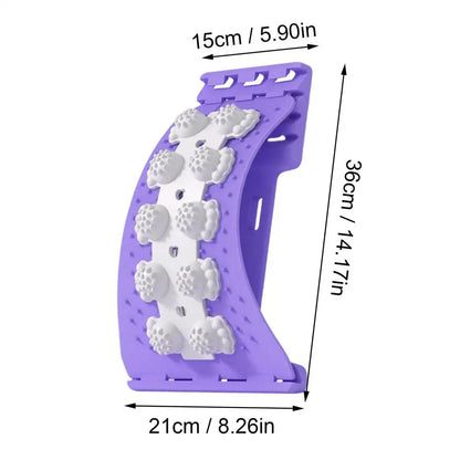 Lumbar Support Board Cracker Board Massager Postures Correction Back Relief Board, Back Stretcher Lower Back Pain Relief Device