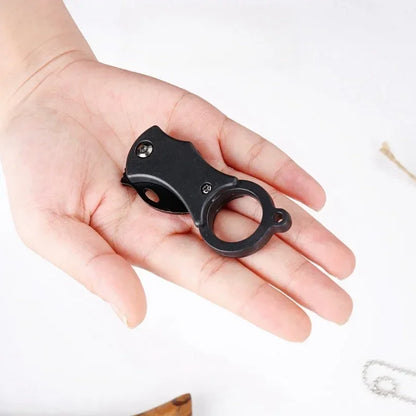 Mini Folding Knife Portable Pocket Knife Camping Food Processing Food Construction Repair Outdoor Equipment Keychain Mouth