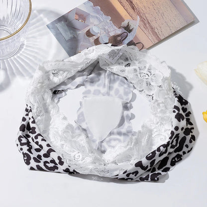 BZEL 5PCS/Set Women's Panties Sexy Lace Underwear Fashion Printing Woman Boxers Comfortable Lingerie Breathable Female Boyshorts