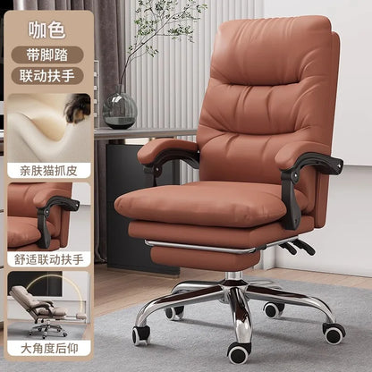 AOLIVIYA Gaming Chair Gamer Computer Chair Office Desk Chair Reclining E Sports Lifting Rotating Ergonomic Boss Seat