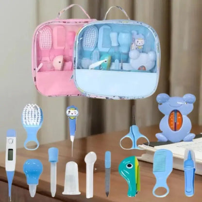 13pcs Comb Grooming Baby Care Kit Baby Portable Tool Grooming Nail Care Set