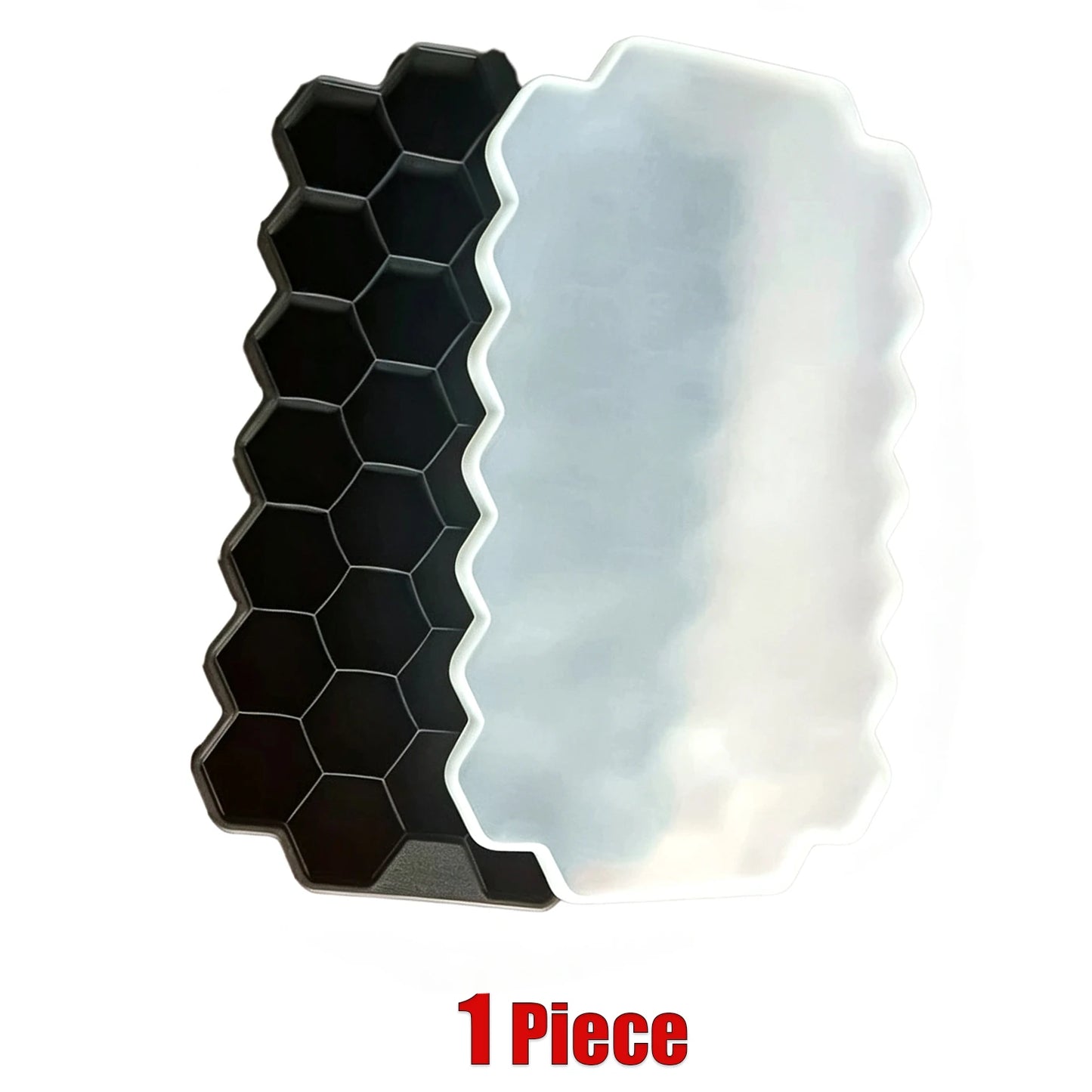 Honeycomb Ice Cube Trays with Lid Silicone Ice Cube Tray 37 Grids Reusable Ice Molds Ice Cube Mould for Coffee Whiskey Cocktails