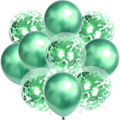 10/30/50/100Pcs 1012 Inch White Golden Balloons Pastel Ballon Golden Confetti Balloons For Birthday Weddings Anniversary Party