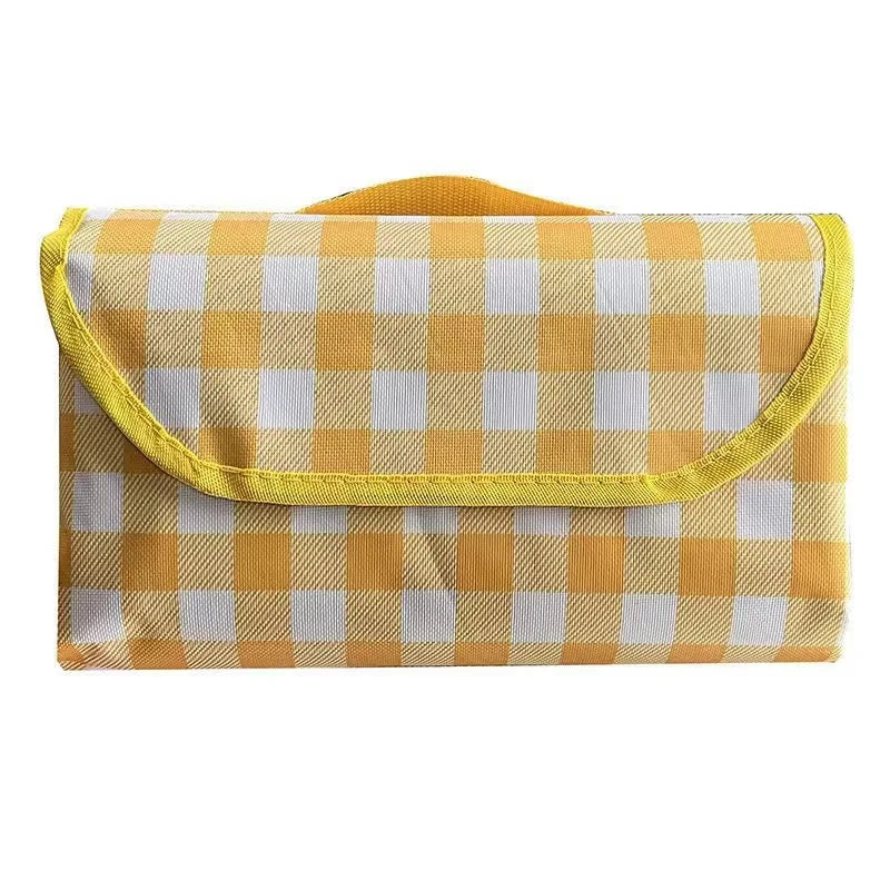 Waterproof Non-woven Fabric Picnic Mat, Portable Moisture Resistant Beach Mat for Outdoor Camping Travel
