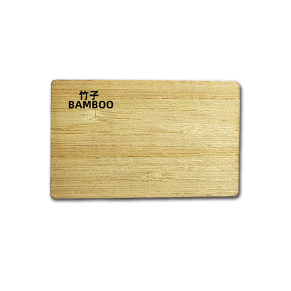 5Pcs Wooden Card NFC215 Card 13.56MHZ RFID Tag 504Bytes