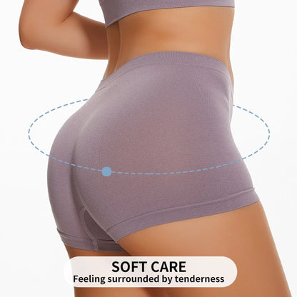 Seamless Women Boxer Briefs Boyshorts For Women Anti Chafing Shorts Women High Waisted Boy Shorts Panties Underwear