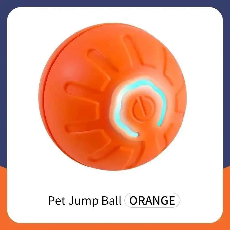 Smart Dog Toy Ball Electronic Interactive Pet Toy Moving Ball USB Automatic Moving Jumping Bouncing Toy Ball Puppy Cat Product
