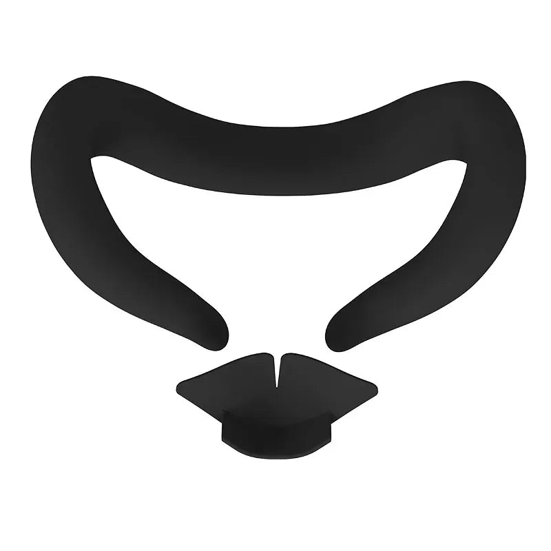 Silicone VR Face Cover for Meta Quest 3 Silicone Eye Mask Sweatproof Mask Face Cushion Replacement for VR Glasses Accessories