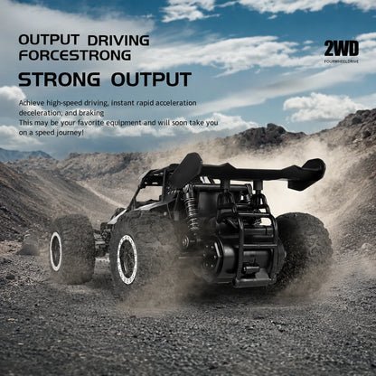 ZNLYRION 1:16 Alloy RC Off Road Car 2.4G Wireless Remote Control High Speed Buggy With LED Light Shock Absorber Kids Toy Racing Vehicle