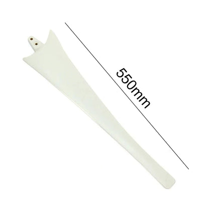 Wind Blades Wind Turbine Blades 1pc 550mm Easy To Install Easy To Use FRP Light Low Starting Torque Stable White