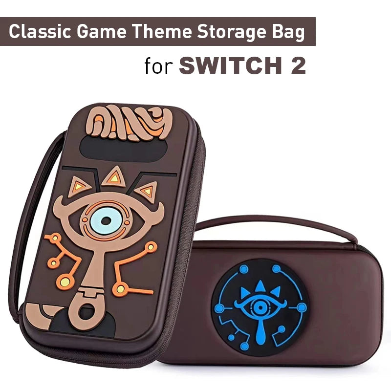 2025 Classic Storage Bag for NS Switch 2 ZD Tears Waterproof Hard Carrying Case Shell Cover for NS Switch 2 Game Accessories