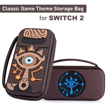 2025 Classic Storage Bag for NS Switch 2 ZD Tears Waterproof Hard Carrying Case Shell Cover for NS Switch 2 Game Accessories