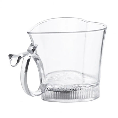 260ML Glowing Cup Transparent Acrylic Mug Luminous Heart-shaped Drinking Cup for Bar Night Club Parties