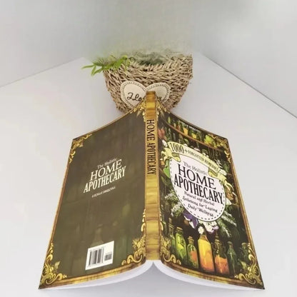 The Holistic Home Apothecary Families English Paperback 1000+ Natural Herbal Remedies Wellness Handbook Free Shipping