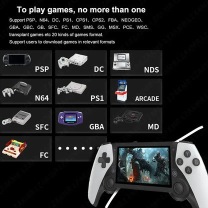 256G 70000+ Games 3D Joystick Handheld HDTV Game M25 4.3'' Screen Player Retro Portable Video Game For PSP PS1 N64 Dreamcast