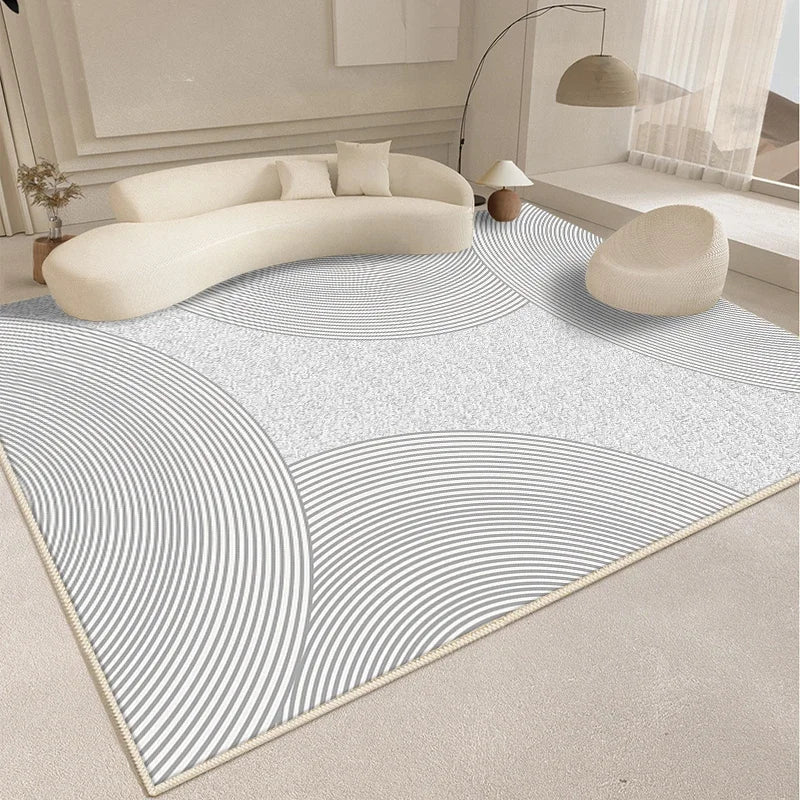 Minimalism Style Carpet Living Room Decoration Fluffy Soft Rugs for Bedroom Abstract Large Plush Rug Home Thickened Floor Mat