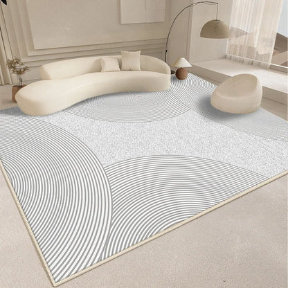 Minimalism Style Carpet Living Room Decoration Fluffy Soft Rugs for Bedroom Abstract Large Plush Rug Home Thickened Floor Mat
