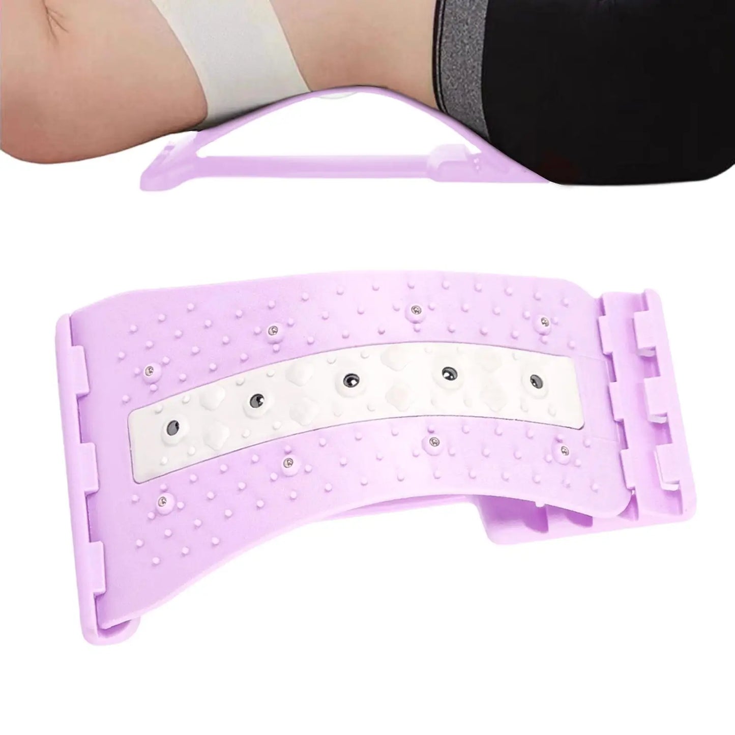 Lower Back Stretcher Back and Waist Stretching Equipment, Yoga Fitness, Waist Stretching Massager, Back relaxation device