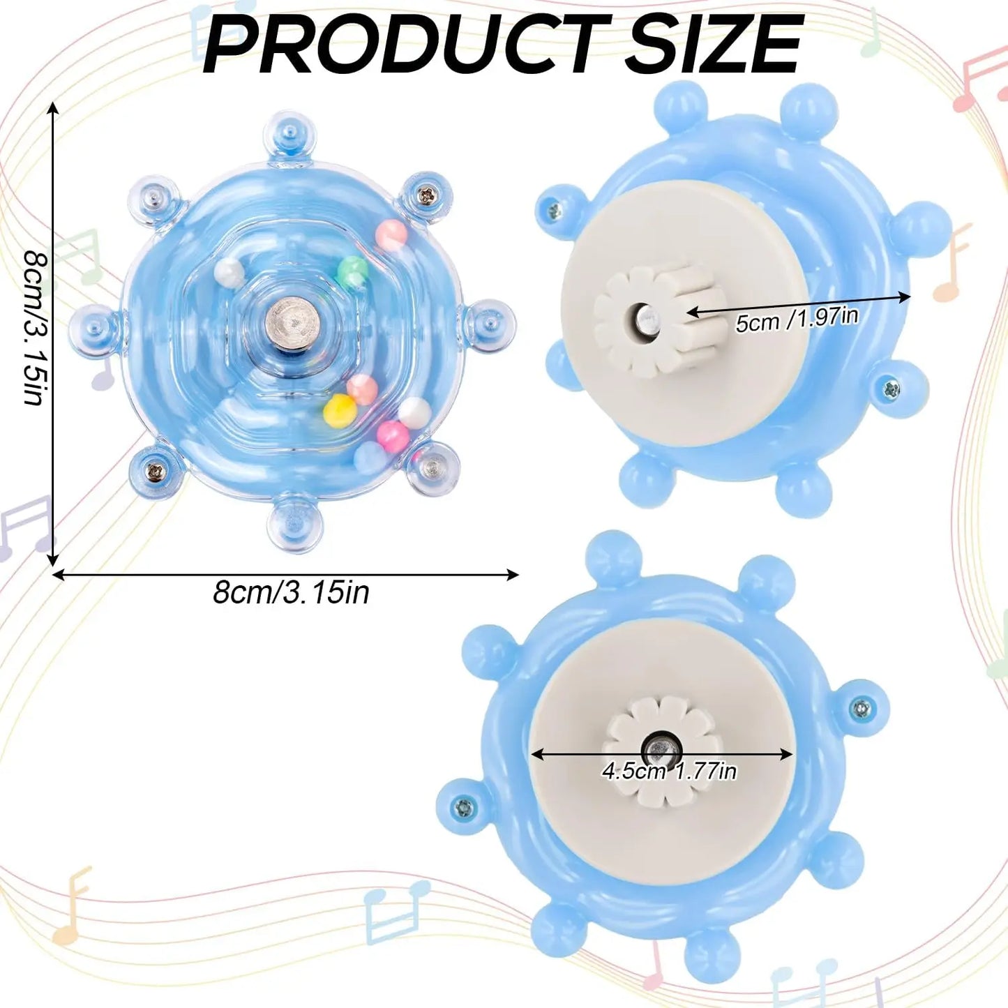 Interactive Parrot Toy Bird Cage Toy for Parrots Rotating Treat Dispenser,  for Mental Stimulation and Entertainment