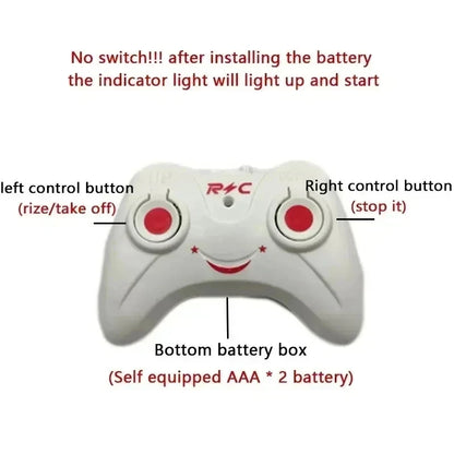 Mini Induction Hover Drone Rechargeable Flying Helicopter Safe Fall-Resistant Toy Gift for Children