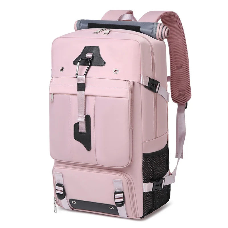 55L Large Capacity Travel Bag For Men 15.6 Inch Laptop Suitcase Backpack Multi-function Waterproof Backpack Outdoor Camping Bags